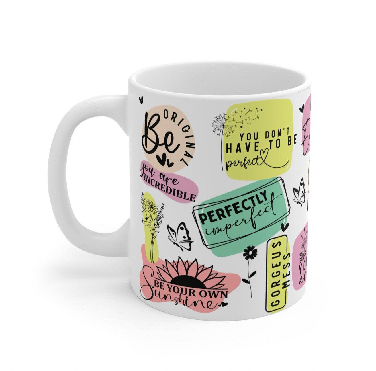 Self Love Mug - Inspirational Coffee Mug, Ceramic, Dishwasher Safe Gift