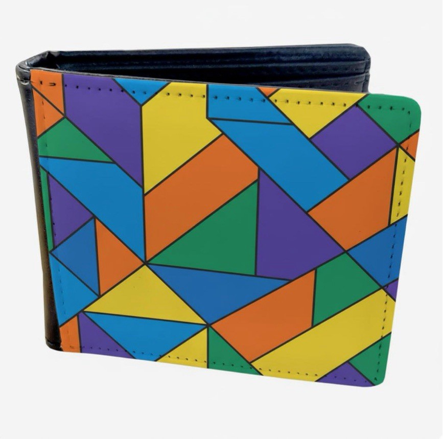 Personalised Mens Photo Wallet - Custom Faux Leather Gift For Him UK Made