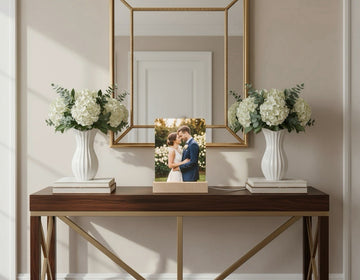 Personalised LED Acrylic Photo Frame 14x21.5cm USB Powered Custom Gift