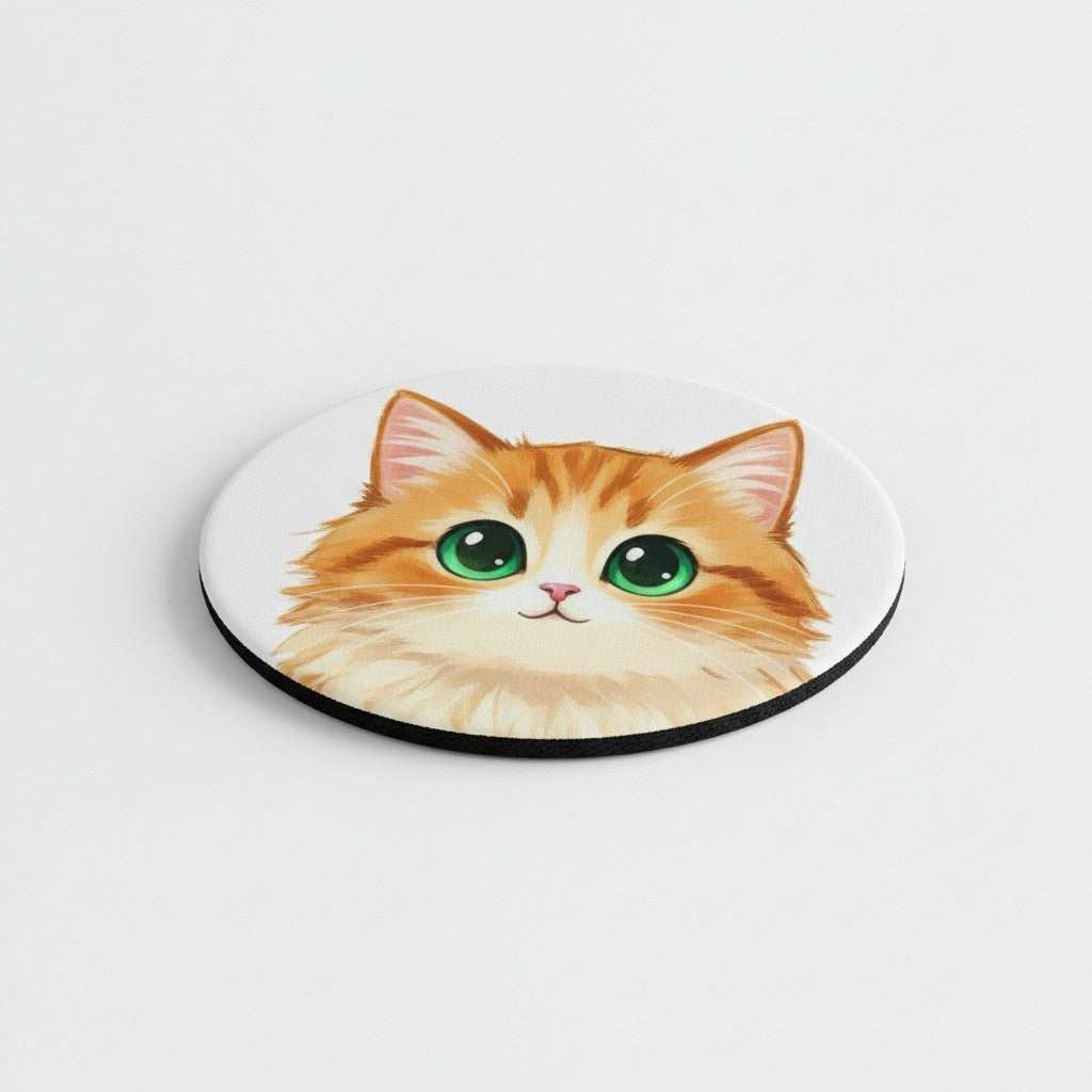 Personalised Photo Coasters Set of 2 - Neoprene, Heat-Resistant, Non-Slip