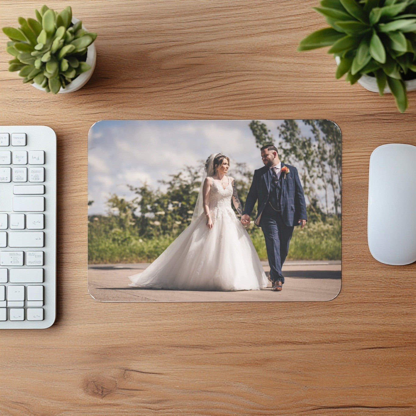 Personalised Photo Mouse Mat 22x18 cm - Non-Slip Office Desktop Gift Gaming