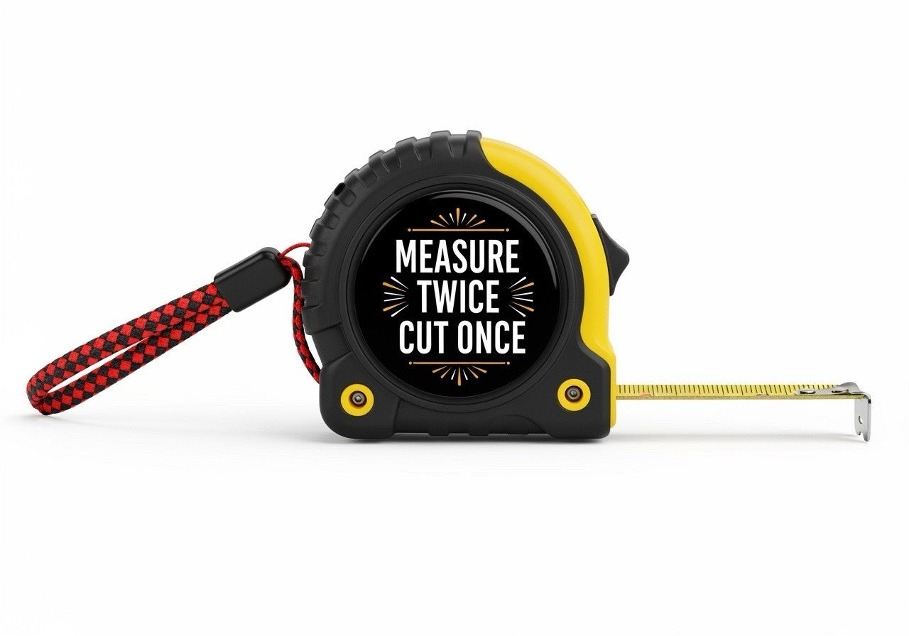 Personalised 5m Tape Measure - Custom Photo/Logo Gift for Tradesmen UK