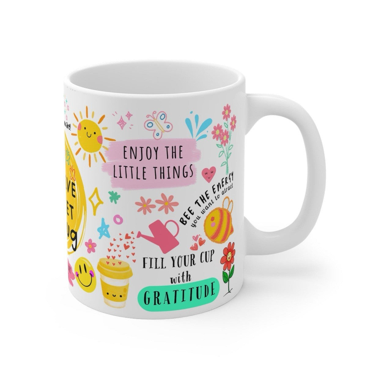 Positive Mindset Mug Inspirational Quote Coffee Mug 11oz Dishwasher Safe