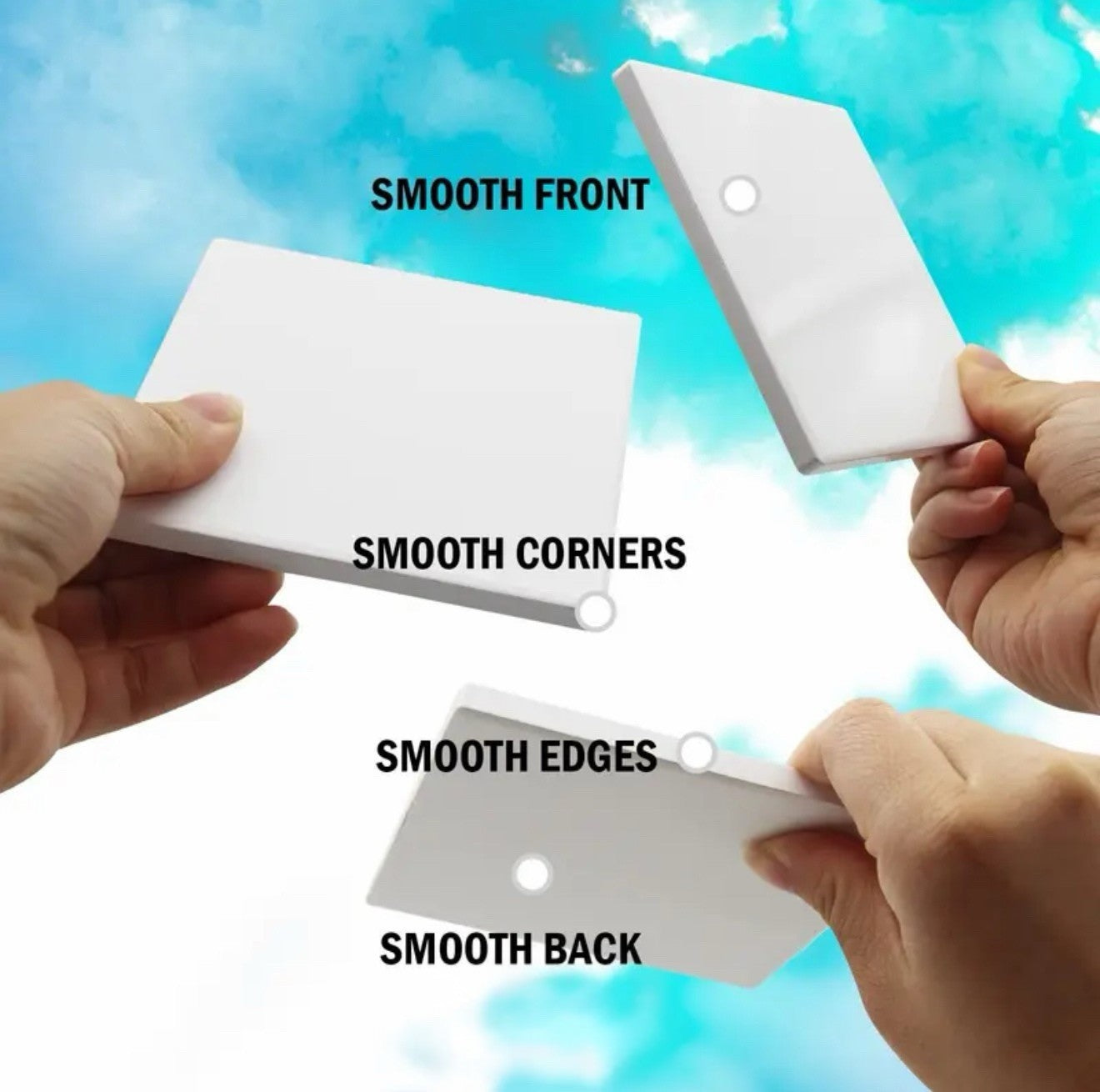 Personalised Ceramic Coaster 10cm Photo & Text Gift UK Cork Backed Glossy