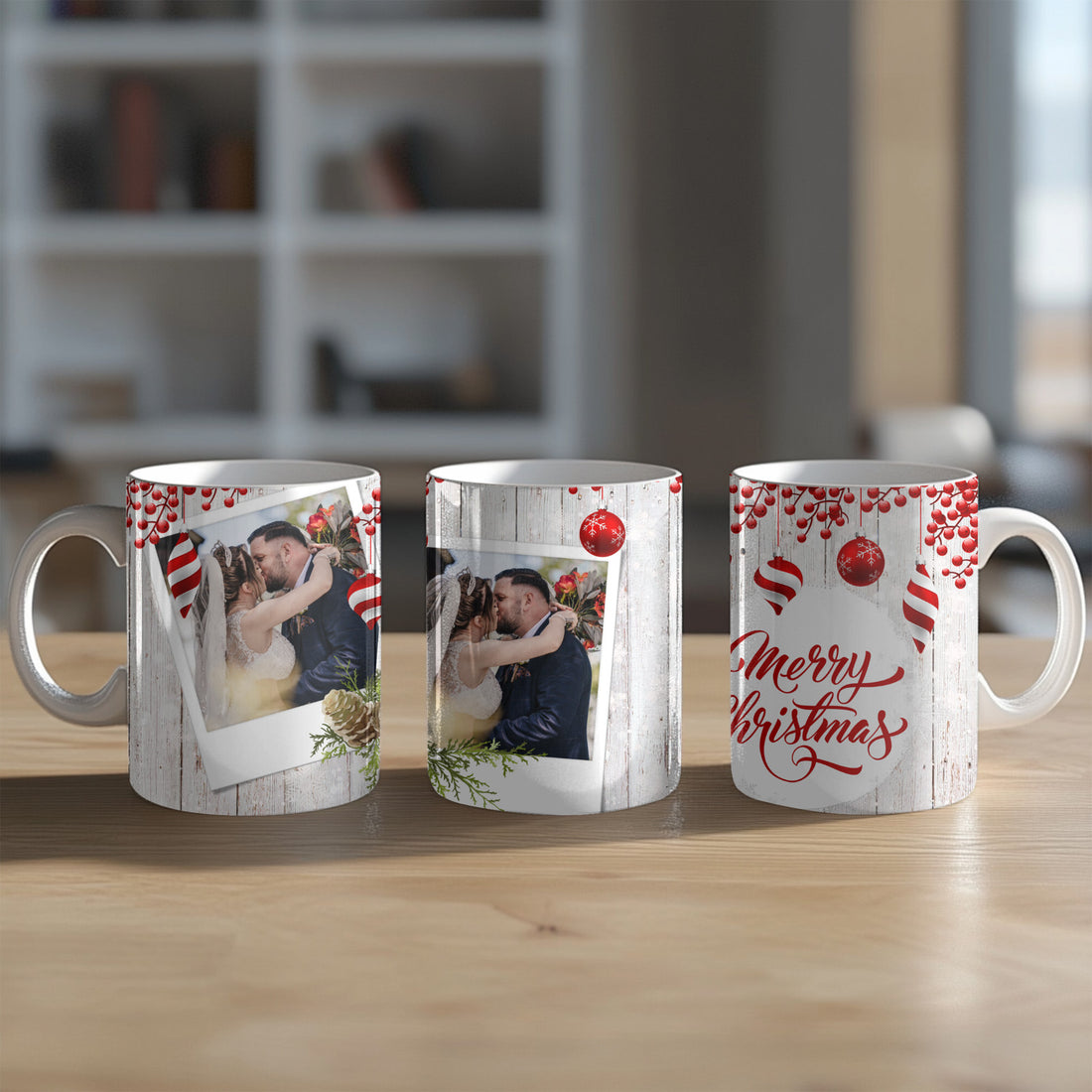 Personalised Merry Christmas Mug - Custom Ceramic Gift Cup for UK Shoppers
