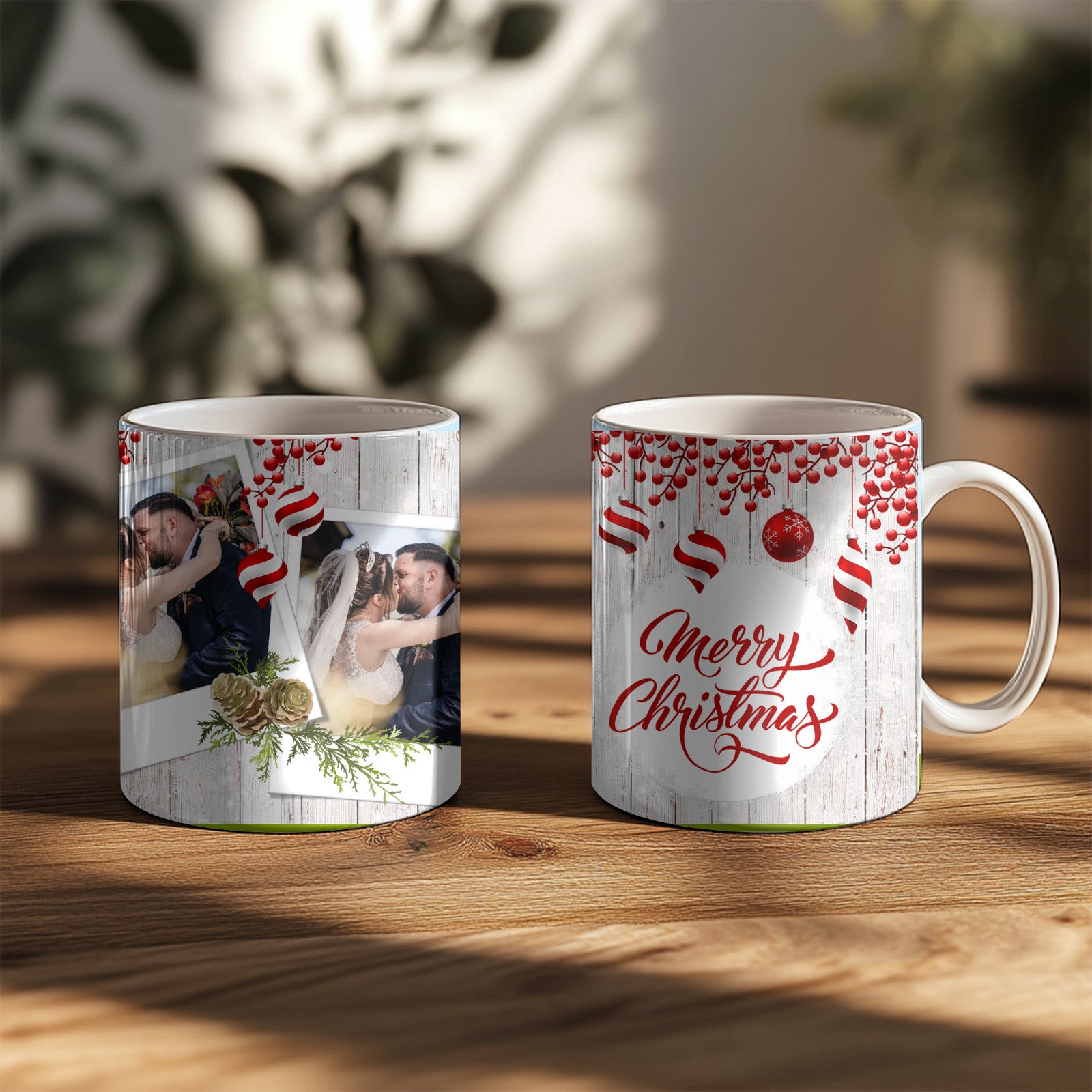 Personalised Merry Christmas Mug - Custom Ceramic Gift Cup for UK Shoppers