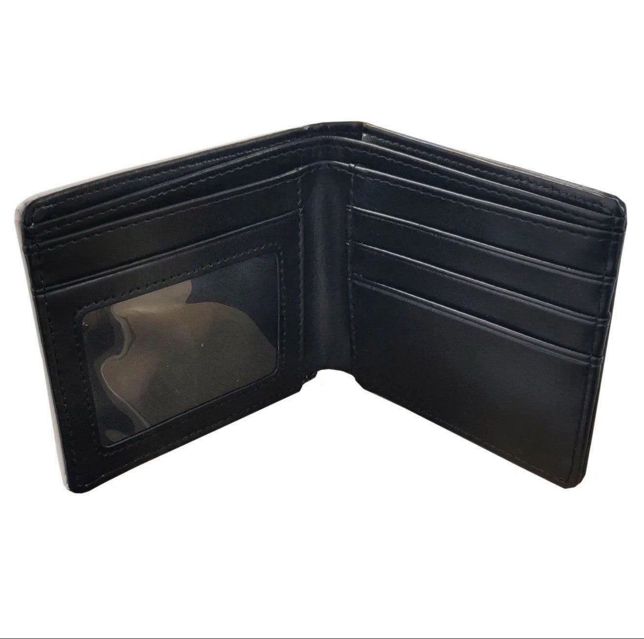 Personalised Mens Photo Wallet - Custom Faux Leather Gift For Him UK Made