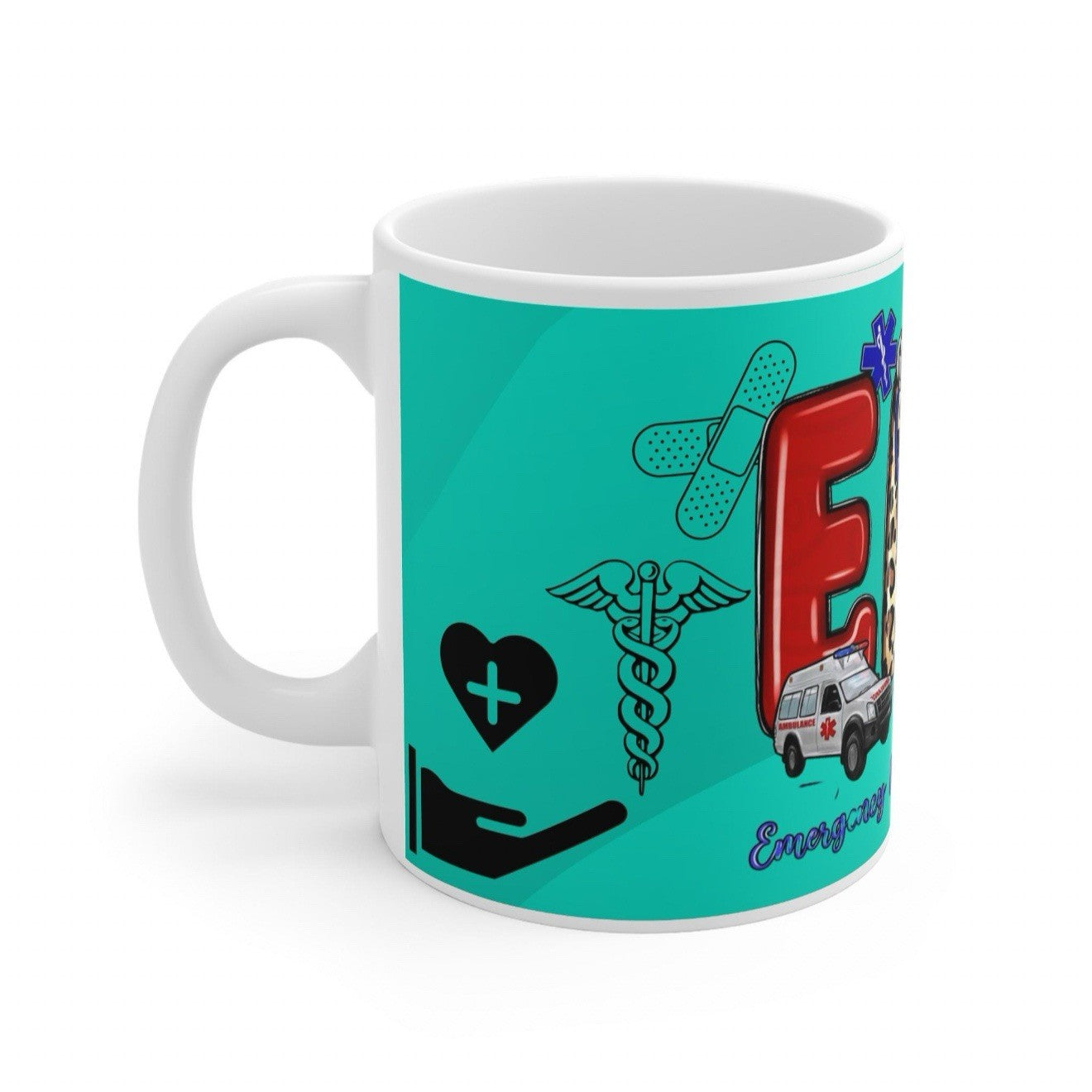 Emergency Medical Technician Mug - NHS Nurse Gift, Funny Coffee Cup Gift