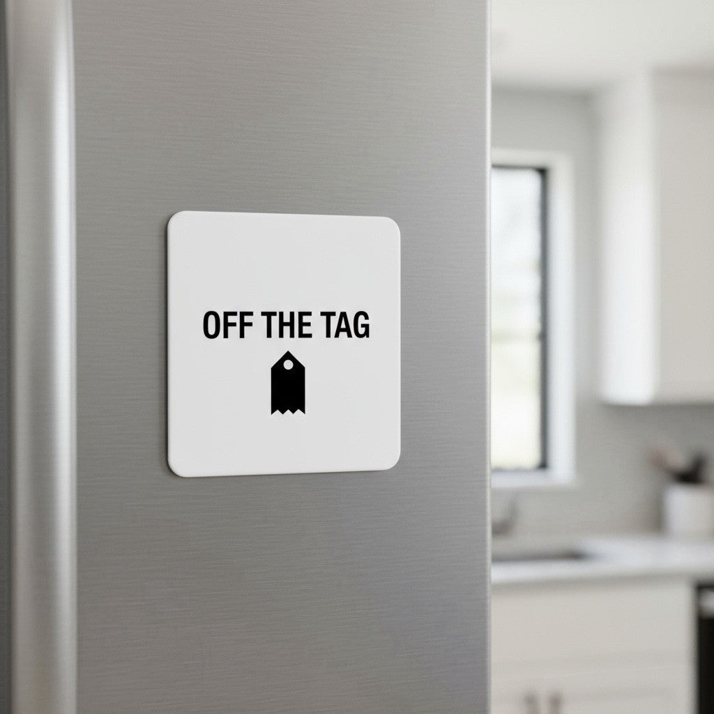 Personalised Photo Fridge Magnet 6.5cm Square - UK Made, Custom Gift Glossy