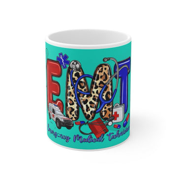 Emergency Medical Technician Mug - NHS Nurse Gift, Funny Coffee Cup Gift