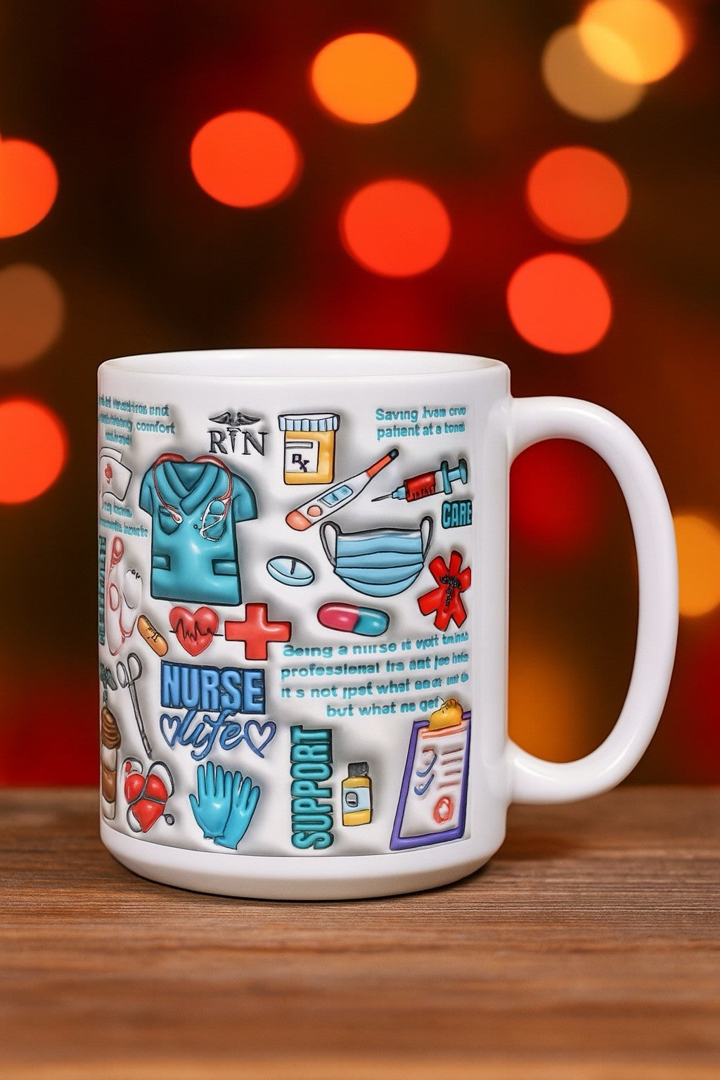 Nurse Mug NHS Thank You Gift for RN or Medical Staff - Ceramic Coffee Cup