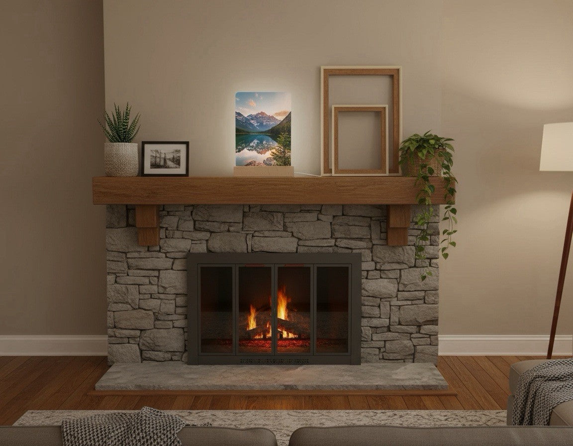 Personalised LED Acrylic Photo Frame 14x21.5cm USB Powered Custom Gift