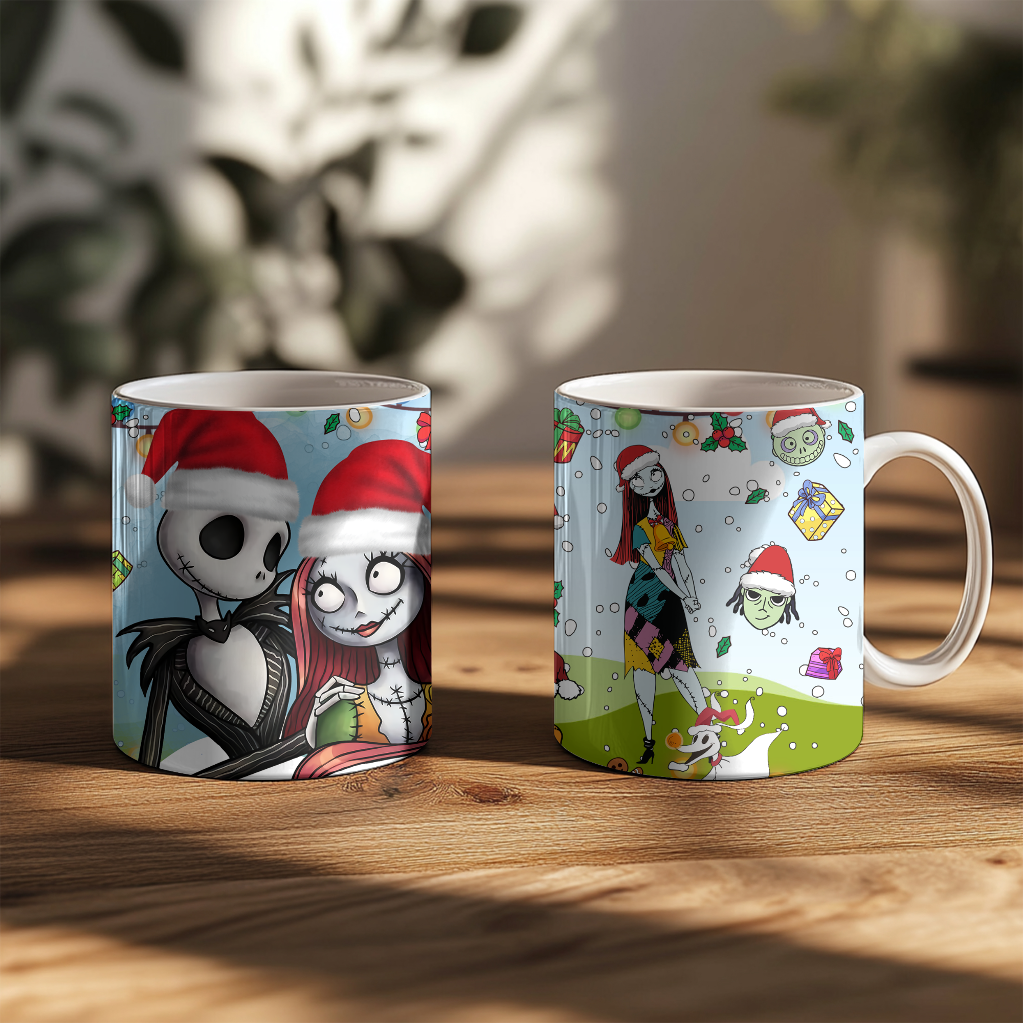Spooky Christmas Skeleton Mug