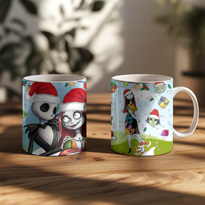 Spooky Christmas Skeleton Mug