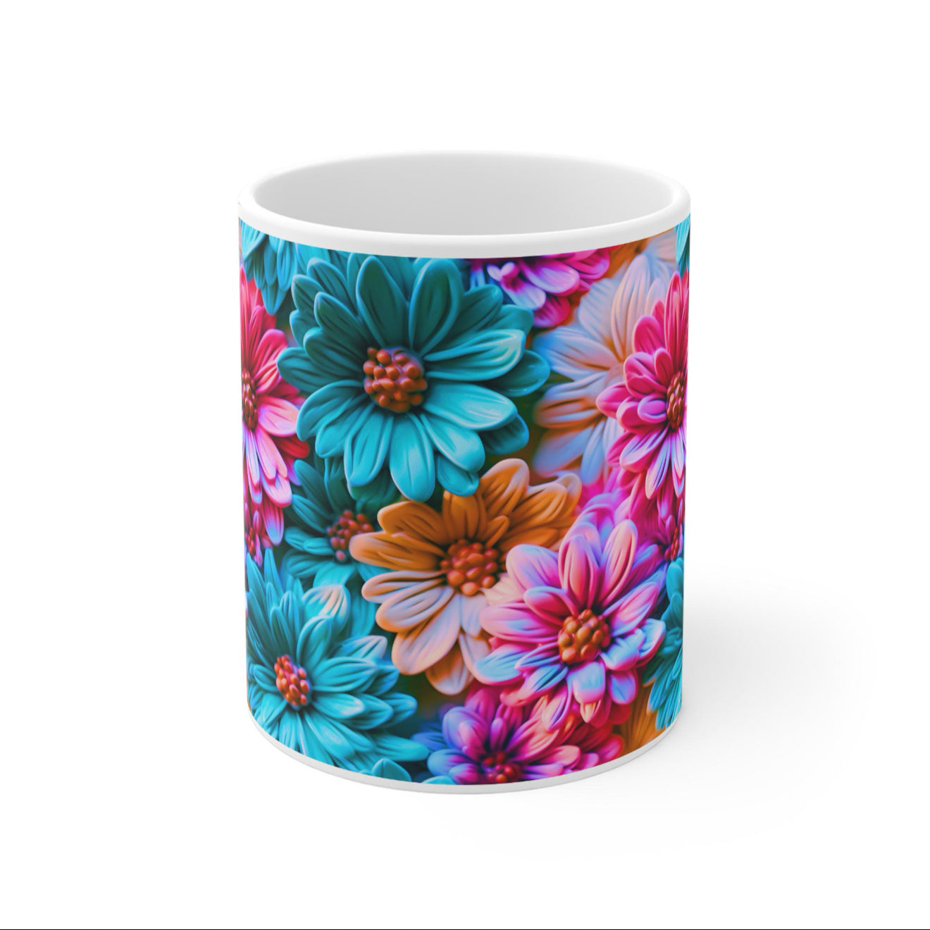 Colourful Floral Mug