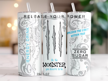 Monster Zero Sugar Energy Drink Insulated Stainless Steel Travel Mug Cup