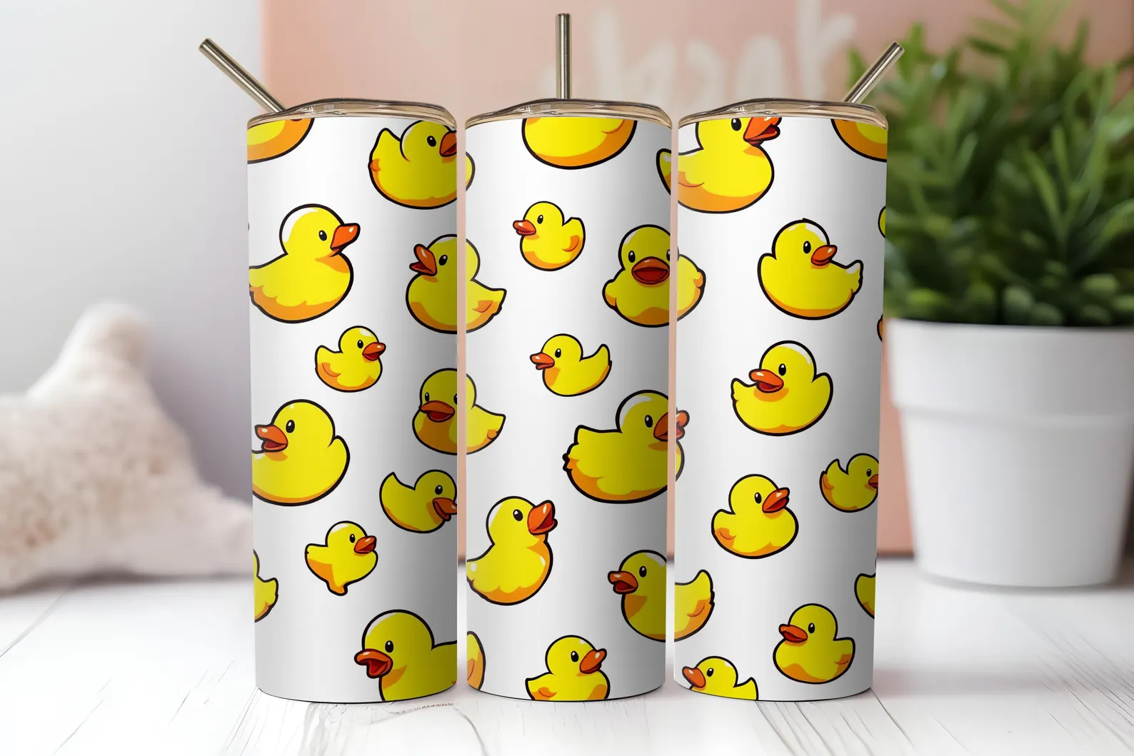 Duck Insulated Stainless Steel Travel Mug - Durable Hot & Cold Beverage Cup