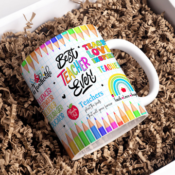 Teacher Mug Novelty Ceramic Gift for Teachers Microwave Safe