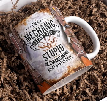 I Am A Mechanic Mug – Novelty White Ceramic Coffee Cup, Microwave Safe