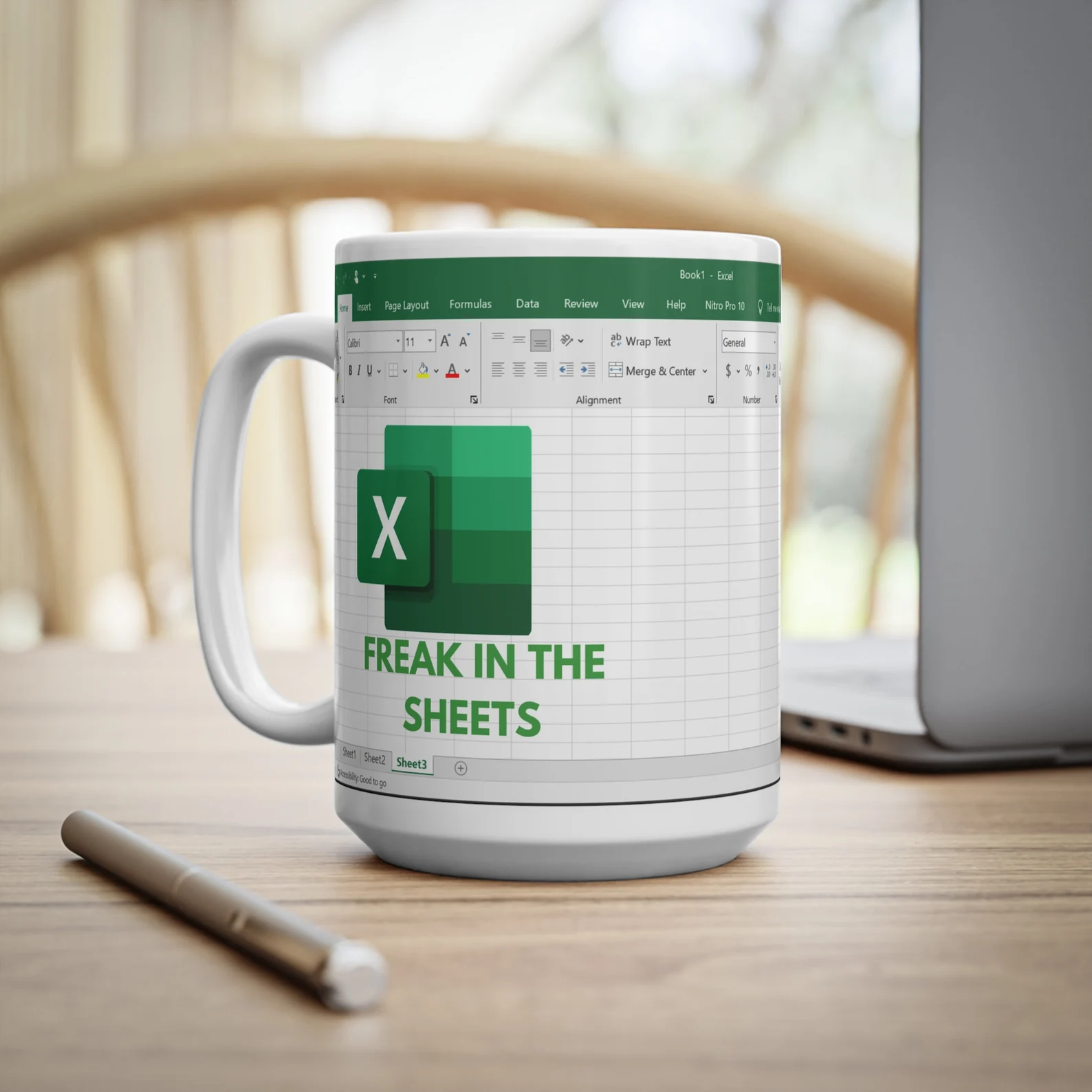 Excel-lent Coffee Mug - Spreadsheet Gift Idea for Coworker Accountant!
