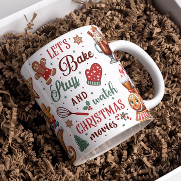 Christmas Ceramic Coffee Mug - Festive Holiday Gift, Ceramic Coffee Cup