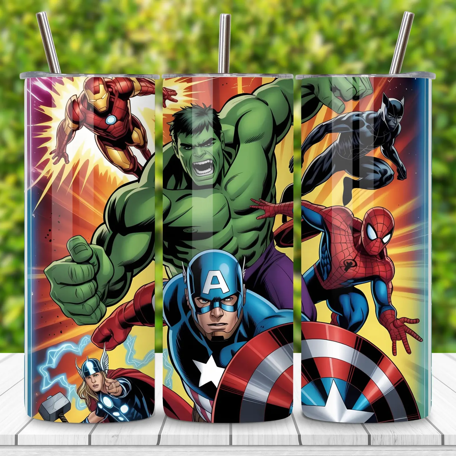 Superhero Insulated Stainless Steel Travel Mug – Durable Hot & Cold Beverage Cup