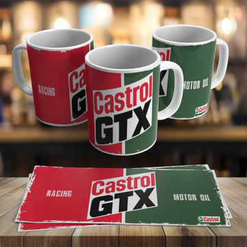 Castrol Mug - Castrol Merchandise Car Enthusiast Coffee Cup Gift
