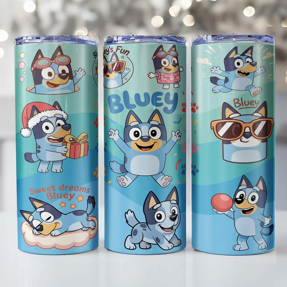 Bluey 20oz Travel Mug Keeps Hot or Cold Liquids - Gift for Kids on the Go