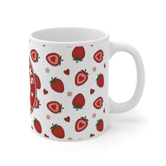 Cute Strawberry Cat Mug