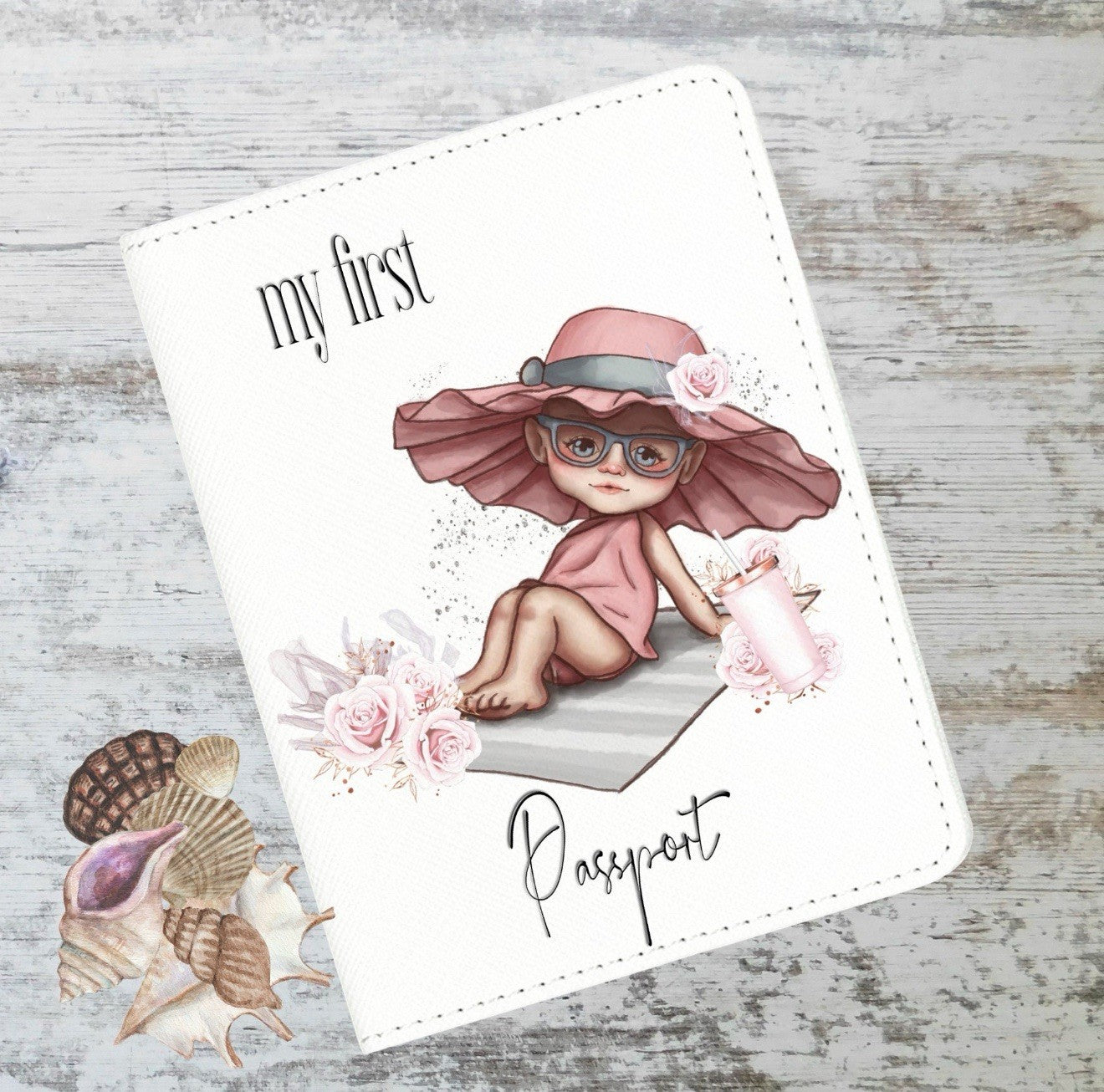 My 1st Christmas” Baby Passport Cover