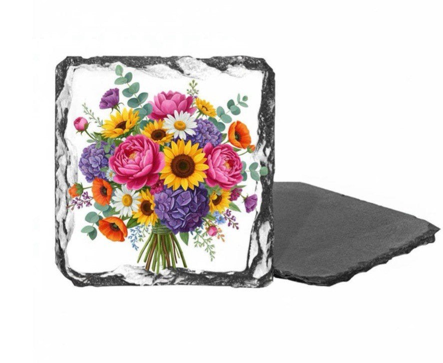 Personalised Photo Slate Coaster