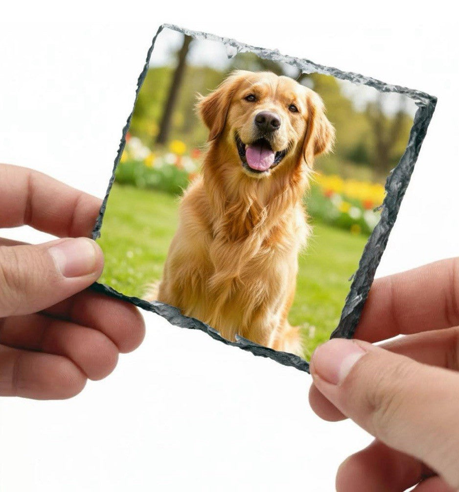 Personalised Photo Slate Coaster