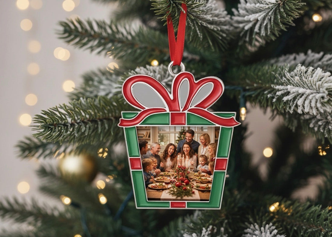 Personalised Photo Christmas Tree Decoration