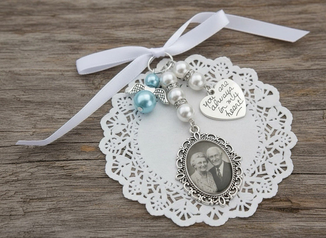 Personalised Wedding Bouquet Photo Charm